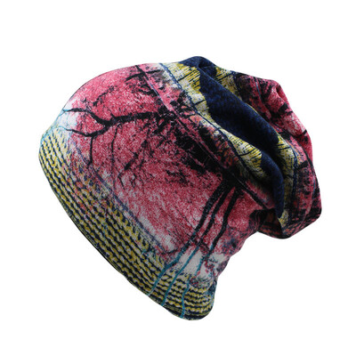 Vânzare fierbinte 8 culori Vintage cu dungi pentru femei Beanie caldă Top Fashion Lay Casual Pălărie de iarnă Hip-Hop Cap Gorro Girl Touca Reducere