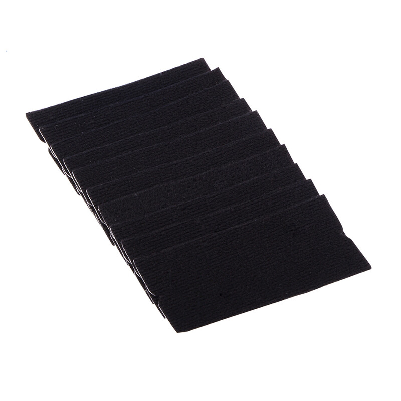 TOFAR 20 komada crne tkanine od filca za omatanje automobila vinilnim filmom, brisač, strugač, rezervni rub od filca sa samoljepljivim ljepilom 10x5 cm