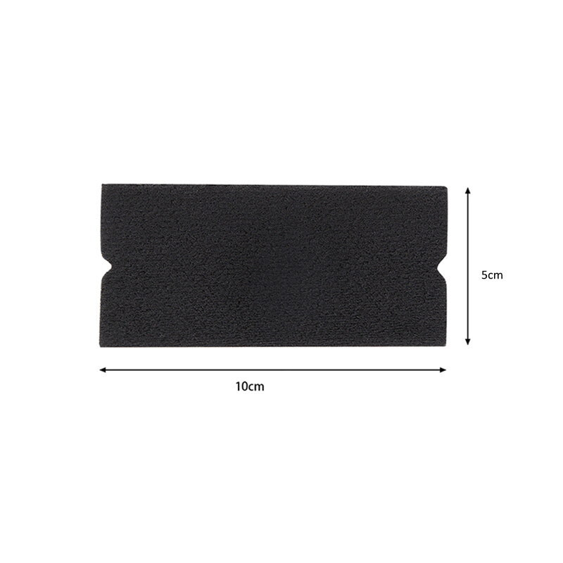 TOFAR 20 komada crne tkanine od filca za omatanje automobila vinilnim filmom, brisač, strugač, rezervni rub od filca sa samoljepljivim ljepilom 10x5 cm