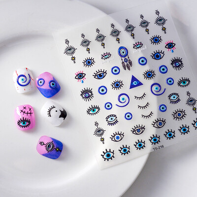 Eye Series Nail Stickers Pentru Decoratiuni Nail Art Autocolante fermecătoare aha pentru unghii