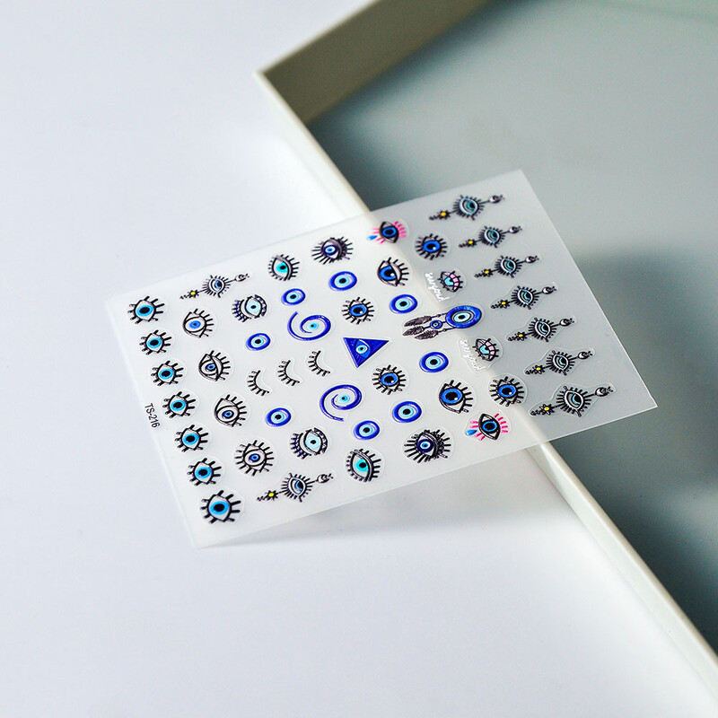 Eye Series Nail Stickers Pentru Decoratiuni Nail Art Autocolante fermecătoare aha pentru unghii