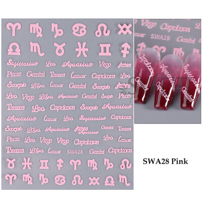 Metalik boemski stil Naljepnica za nokte Zlatno Srebrne Čipkane linije Zeleni dragulj Ljubavno srce 3D Holografski klizači za manikuru Ukrasi za nokte