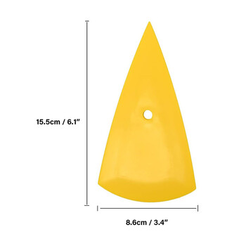 Εργαλείο χρωματισμού παραθύρου μεμβράνης αυτοκινήτου Go Corner Ξύστρα κάρτας Αυτοκόλλητο Αυτοκόλλητο Λεπίδα μεμβράνης τζαμιών Εγκατάσταση μεμβράνης Ξύστρα Υαλοκαθαριστήρα νερού