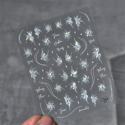 1 τμχ 5D Relief Red Retro Butterfly Nail Art Charms Αυτοκόλλητα Πολυτελή ακρυλικά διακοσμητικά νυχιών Αυτοκόλλητα DIY Διακοσμητικό για μανικιούρ συρόμενο