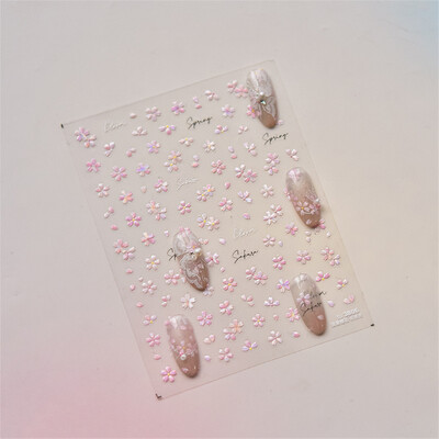 1 τμχ 5D Relief Red Retro Butterfly Nail Art Charms Αυτοκόλλητα Πολυτελή ακρυλικά διακοσμητικά νυχιών Αυτοκόλλητα DIY Διακοσμητικό για μανικιούρ συρόμενο