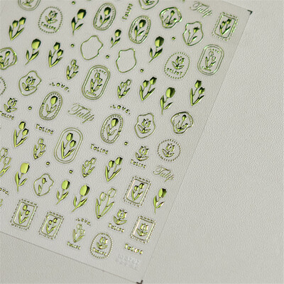 1 τμχ 5D Relief Red Retro Butterfly Nail Art Charms Αυτοκόλλητα Πολυτελή ακρυλικά διακοσμητικά νυχιών Αυτοκόλλητα DIY Διακοσμητικό για μανικιούρ συρόμενο