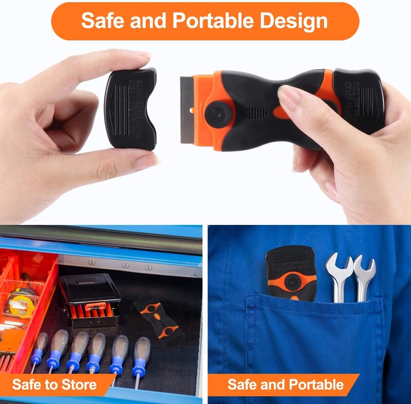 Langų stiklo lipdukų valymo skustuvo grandiklis Keraminiai skutimosi peiliukai automobilių atspalvių orkaitės vinilo apvyniojimo klijai valytuvo valiklio valiklis