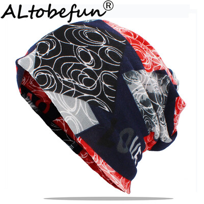 ALTOBEFUN Multifunctional Barbati Iarna Toamna Palarie Adolescent Adult Fata Subtire Esarfa Femei Skullies Beanies Cap Vintage AHT179