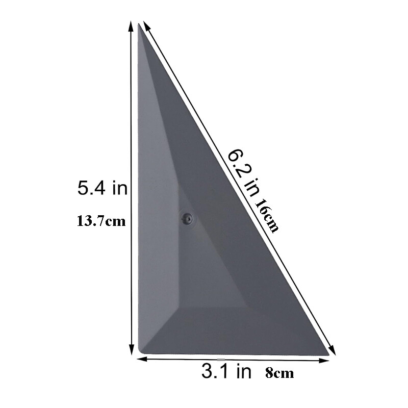 2 vnt lango atspalvio valytuvo trikampio plėvelės grandiklio kortelės grandiklio atspalvio įrankiai Vinilo apvyniojimo trikampio kampinio valytuvo plėvelės montavimas