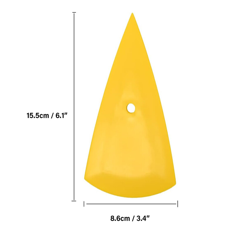 2 vnt lango atspalvio valytuvo trikampio plėvelės grandiklio kortelės grandiklio atspalvio įrankiai Vinilo apvyniojimo trikampio kampinio valytuvo plėvelės montavimas