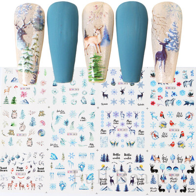 Halloween Pumpkin Ghost Nail Art Matricák Ghost Cat Víz matrica Csúszda Denevér Aranyos Szem Manikűr Tetoválás Dekoráció NFBN2773-2784