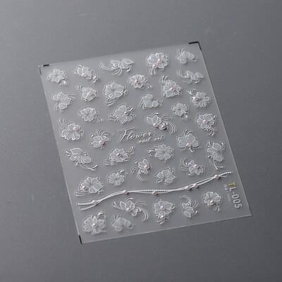 1kom 5D reljefne svjetlucave ribice Nail Art Kawaii naljepnice Ružičasto Žuto Crvene Samoljepljive Transfer Ukrasi za nokte Klizne naljepnice Uradi sam