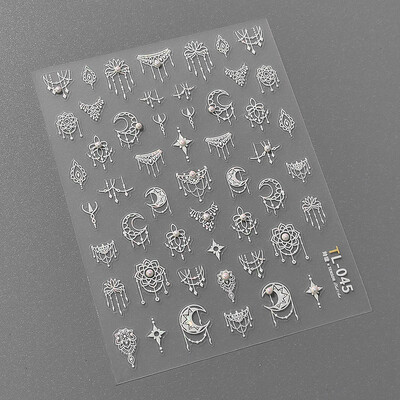 1kom 5D reljefne svjetlucave ribice Nail Art Kawaii naljepnice Ružičasto Žuto Crvene Samoljepljive Transfer Ukrasi za nokte Klizne naljepnice Uradi sam