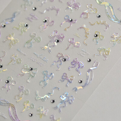 1kom 5D reljefne svjetlucave ribice Nail Art Kawaii naljepnice Ružičasto Žuto Crvene Samoljepljive Transfer Ukrasi za nokte Klizne naljepnice Uradi sam