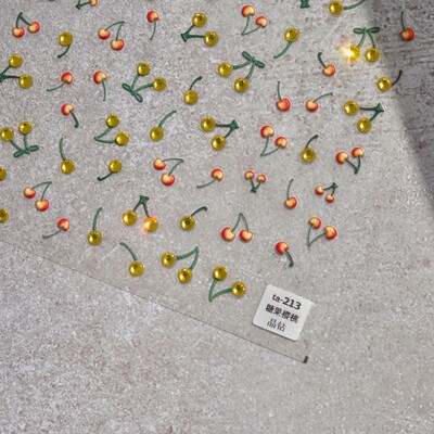 1kom 5D reljefne svjetlucave ribice Nail Art Kawaii naljepnice Ružičasto Žuto Crvene Samoljepljive Transfer Ukrasi za nokte Klizne naljepnice Uradi sam