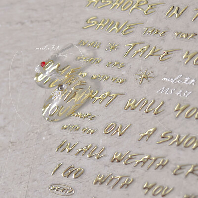 1kom 5D reljefne svjetlucave ribice Nail Art Kawaii naljepnice Ružičasto Žuto Crvene Samoljepljive Transfer Ukrasi za nokte Klizne naljepnice Uradi sam