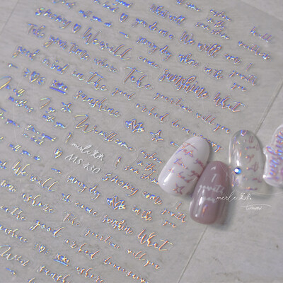 1kom 5D reljefne svjetlucave ribice Nail Art Kawaii naljepnice Ružičasto Žuto Crvene Samoljepljive Transfer Ukrasi za nokte Klizne naljepnice Uradi sam