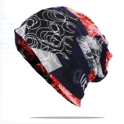 LOVINGSHA Μάρκα Φθινόπωρο Χειμώνας Γυναικεία Καπέλα διπλής χρήσης Κασκόλ Λεπτό Κλασσικό Σχέδιο Ανδρικά Skullies and Beanies Γυναικεία μάσκα προσώπου HT155