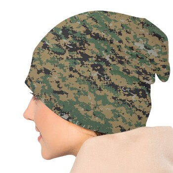 MARPAT Камуфлаж Унисекс Боне Тънки външни шапки Шапка Skullies Дишащи шапки