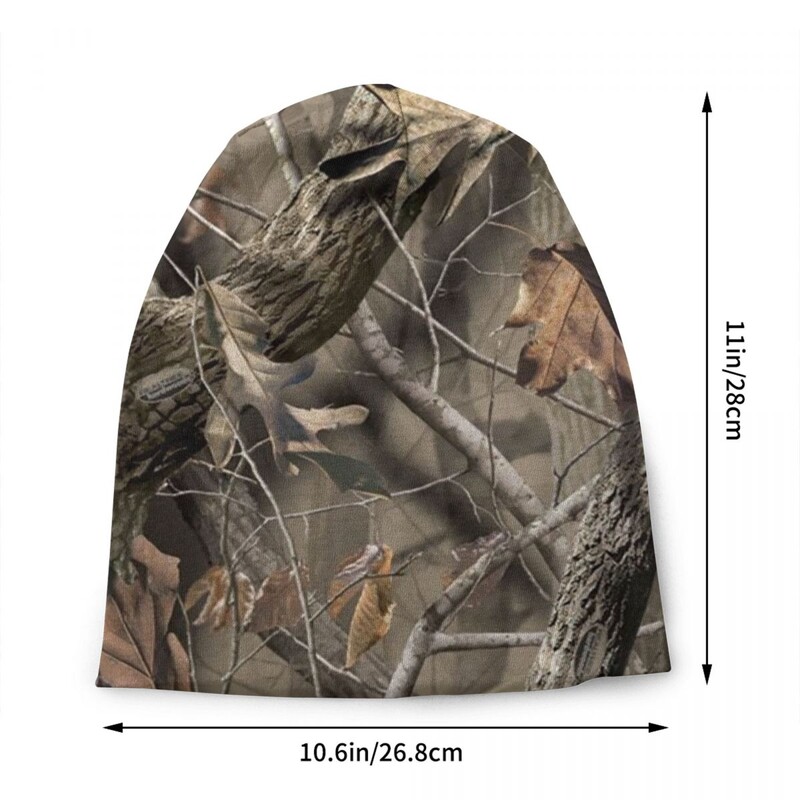 Individualizuotos tikro medžio kamufliažinės skrybėlės su dangteliu Šauni megzta skrybėlė moterims Vyrams Žiema, šilta gotikinė hiphopo kaukolės, kepuraitės