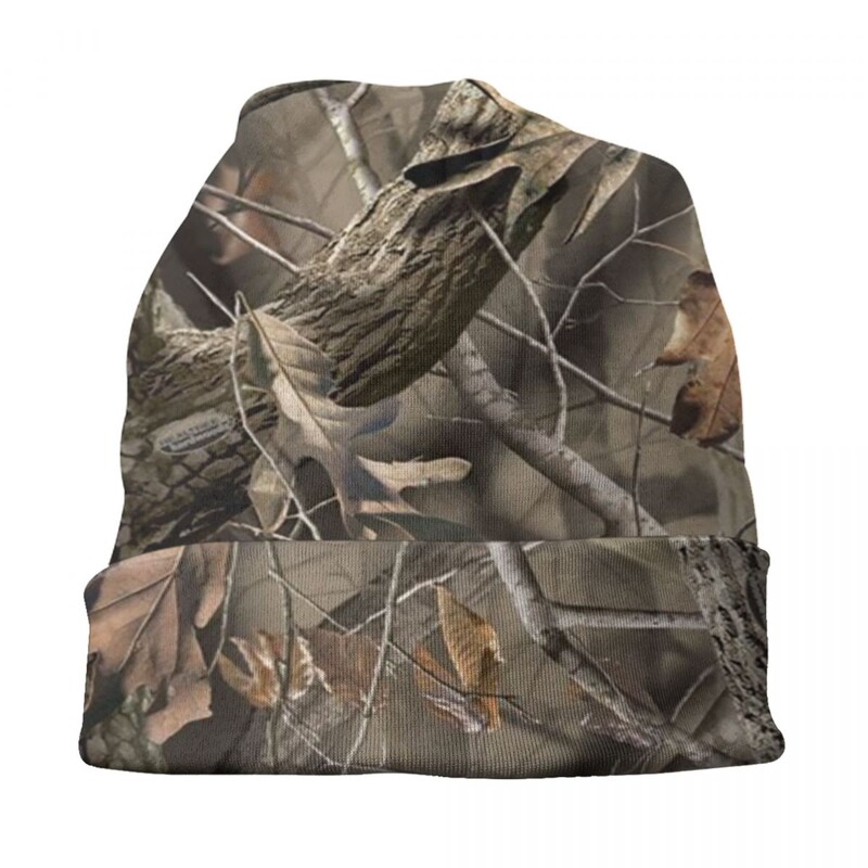 Individualizuotos tikro medžio kamufliažinės skrybėlės su dangteliu Šauni megzta skrybėlė moterims Vyrams Žiema, šilta gotikinė hiphopo kaukolės, kepuraitės