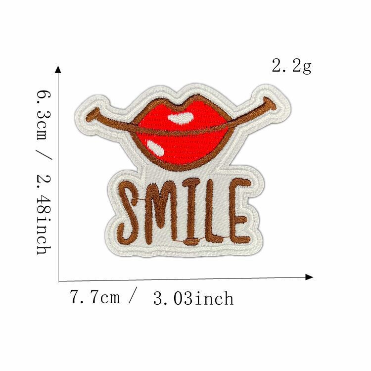 Pete de culoare transfrontaliere alfabet englezesc autocolante din stofă brodate pe computer Autocolante cu plasture decorative