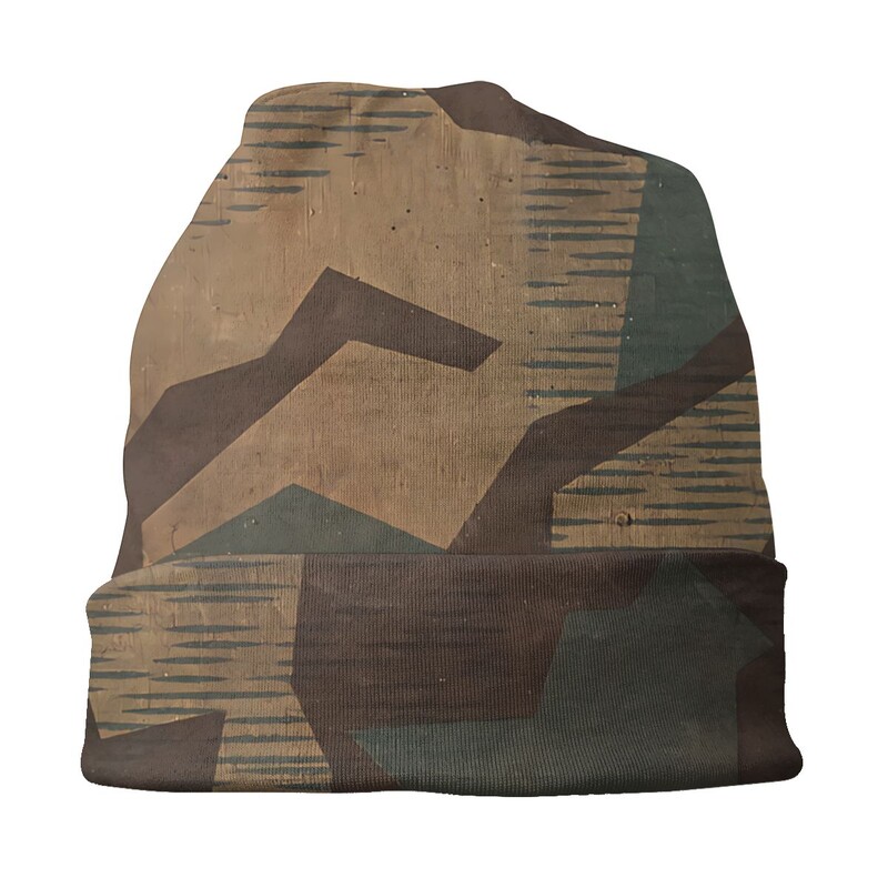 Splintertarn Γερμανικό Ww2 Καμουφλάζ Unisex Καπό Λεπτό Υπαίθριο Skullies Beanies για Άνδρες Γυναίκες
