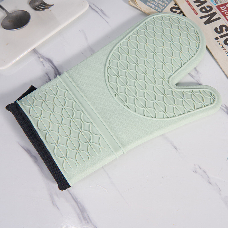 Ilgi mājsaimniecības sabiezināti pretpiedeguma cimdi, izolēti cepeškrāsns, silikona biezināti virtuves izolēti mikroviļņu cimdi