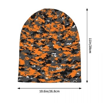 Hunter Orange Camouflage Cap Camo Military Hip Hop Autumn Winter Outdoor Skullies Beanies Шапки Пролетни топли шапки с боне с двойна употреба