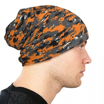 Hunter Orange Camouflage Cap Camo Military Hip Hop Autumn Winter Outdoor Skullies Beanies Шапки Пролетни топли шапки с боне с двойна употреба