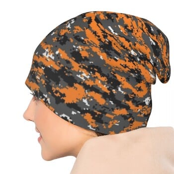 Hunter Orange Camouflage Cap Camo Military Hip Hop Autumn Winter Outdoor Skullies Beanies Шапки Пролетни топли шапки с боне с двойна употреба