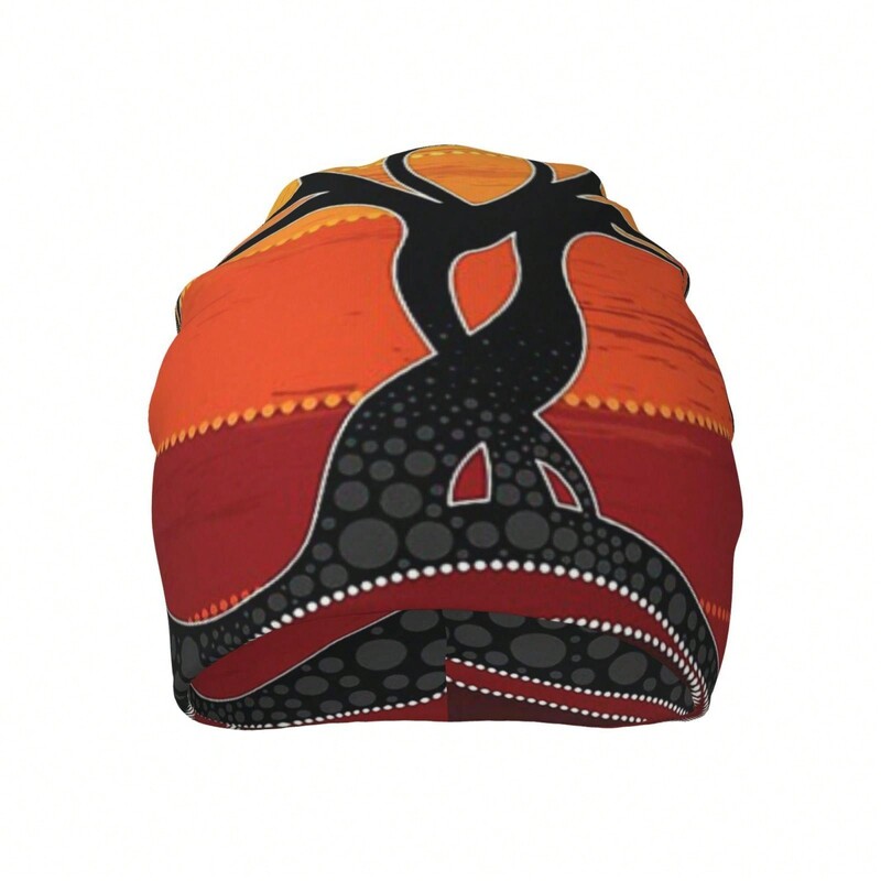 Australski aboridžinski šeširi na otvorenom Toplo narančasti tanki šešir Šešir Hipster Skullies Beanies Kape Muškarci Ženski štitnici za uši Poklon za dečka