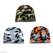 Νέα Army Green Camouflage Beanies Καπέλα για Γυναικεία Ανδρικά Camo Χειμερινά καπέλα ζεστά 2023