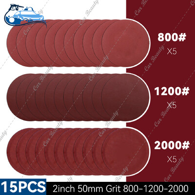 2-tolline 50 mm ümmargune liivapaber 60-5000 karedusega konks- ja silmuslihvimisketta alus lihvimismasinate puurimismasina ja pöördtööriistade poleerimiseks