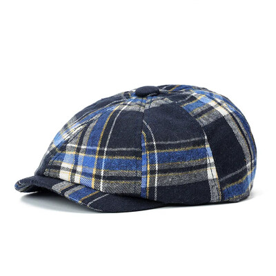 Άνοιξη Καλοκαίρι Εκτύπωση Βαμβακερά Καπέλα Newsboy Ανδρικά Καπέλα επίπεδης κορυφής Γυναικεία Ζωγράφος Καπέλα μπερέ 100