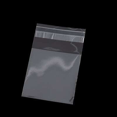 100 τμχ/Παρτίδα Πλαστικές διαφανείς καραμέλες αυτοκόλλητες τσάντες σελοφάν Αποθήκευση κοσμημάτων για τσάντες πάρτι Τσάντες συσκευασίας δώρου Χριστουγέννων