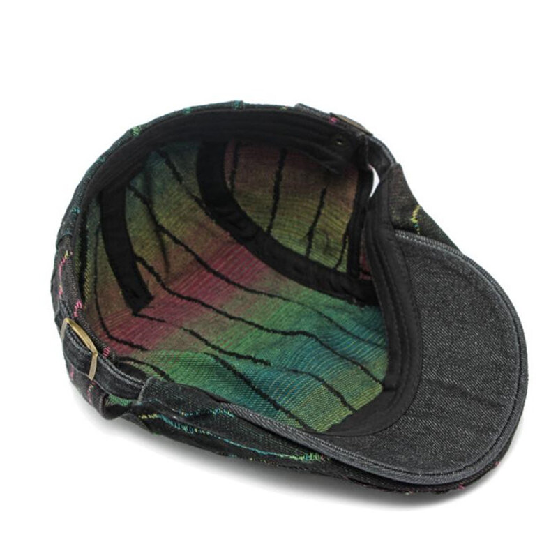 2023. Four Seasons Pamučne novinske kape s printom Ravna kapa sa šiltom, muške i ženske slikarske šešire s beretkama 161