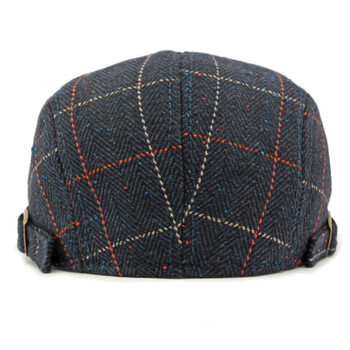 HT4289 Berets Ανδρικά νέα Vintage καρό Flat Cap Retro Καλλιτέχνης Ζωγράφος Καπέλα μπερέ για άνδρες Άνοιξη φθινόπωρο ριγέ καπέλο μπερέ