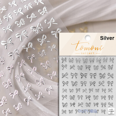 Crvena Crna Bijela Bowknot Line Rhinestones Zlato Srebrna Laser leptir mašna 3D samoljepljive naljepnice za ukrašavanje noktiju Naljepnice za manikuru