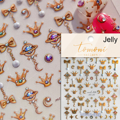 Crvena Crna Bijela Bowknot Line Rhinestones Zlato Srebrna Laser leptir mašna 3D samoljepljive naljepnice za ukrašavanje noktiju Naljepnice za manikuru