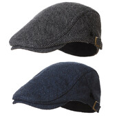 Rudens ziemas bērnu cepure Retro vilnas beretes cepures zēniem Regulējama bērnu cepure Silta bērnu aksesuāri 2-9 gadus veci