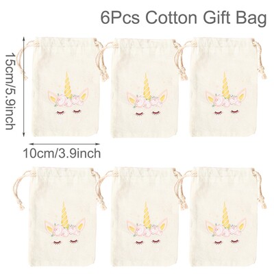 6 τμχ Τσάντες δώρου από λινό βαμβακερό βαμβακερό τσάντες δεινόσαυρος Ζώο Διακόσμηση πάρτι γενεθλίων Παιδική τσάντα μπομπονιέρα γάμου Τσάντα δώρου για ντους