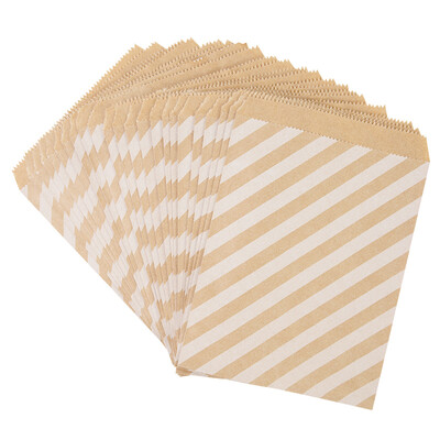 25/50 buc 13x18cm Mulțumesc, pungi de bomboane din hârtie kraft, pungă de ambalare pentru biscuiți, pentru oaspeți, pungă de cadou pentru decorarea unei petreceri de naștere