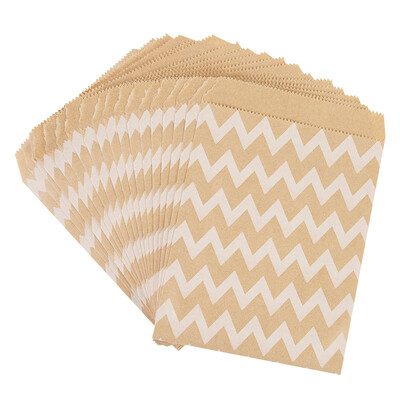 25/50 buc 13x18cm Mulțumesc, pungi de bomboane din hârtie kraft, pungă de ambalare pentru biscuiți, pentru oaspeți, pungă de cadou pentru decorarea unei petreceri de naștere