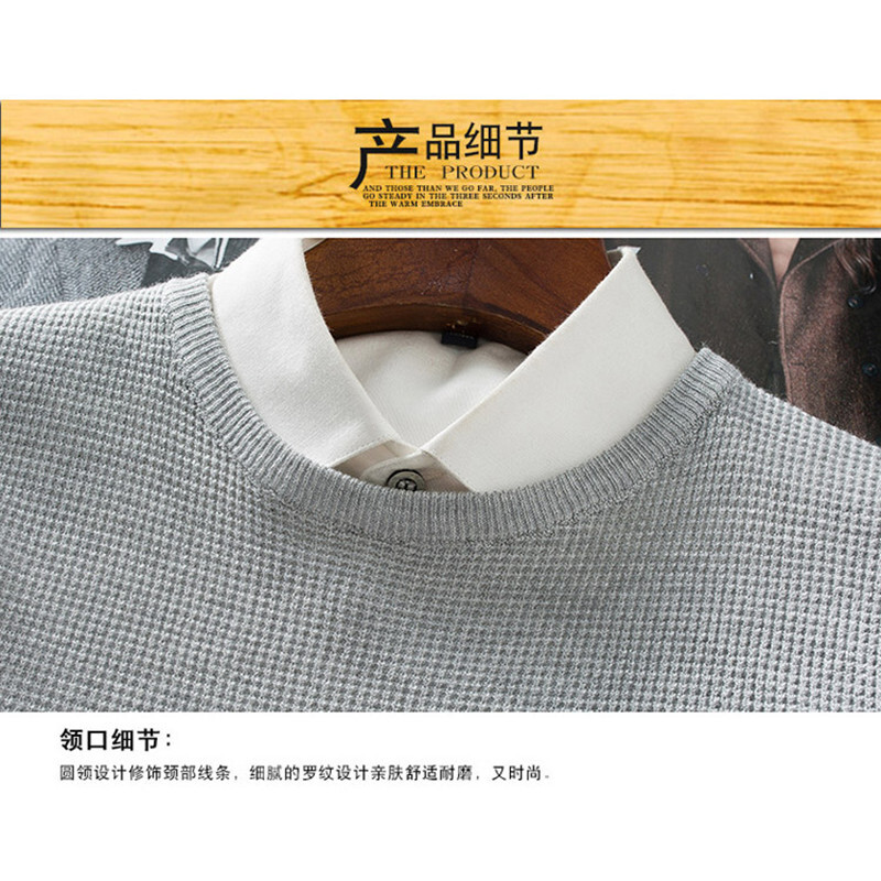 Πουλόβερ ανδρικά 2022 Μόδα Ρίγες Χαλαρά Πλεκτά πουλόβερ Vintage μακρυμάνικα με στρογγυλή λαιμόκοψη Plus Velvet Chenille Ζεστά ανοιξιάτικα μπλουζάκια