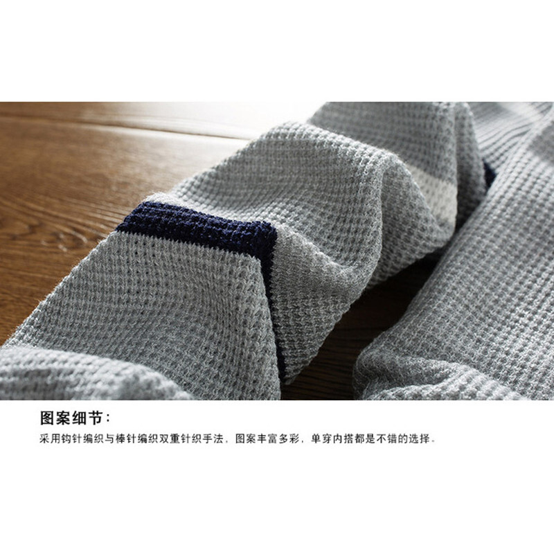 Πουλόβερ ανδρικά 2022 Μόδα Ρίγες Χαλαρά Πλεκτά πουλόβερ Vintage μακρυμάνικα με στρογγυλή λαιμόκοψη Plus Velvet Chenille Ζεστά ανοιξιάτικα μπλουζάκια