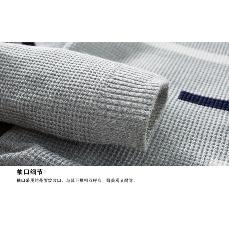 Πουλόβερ ανδρικά 2022 Μόδα Ρίγες Χαλαρά Πλεκτά πουλόβερ Vintage μακρυμάνικα με στρογγυλή λαιμόκοψη Plus Velvet Chenille Ζεστά ανοιξιάτικα μπλουζάκια