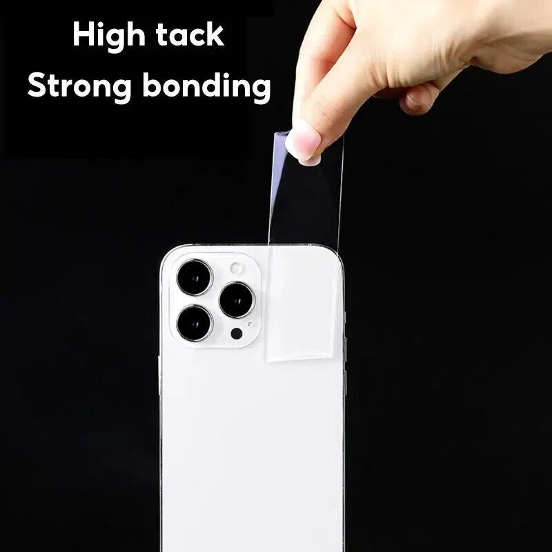 Двустранно залепваща лента Здрава прозрачна нано двустранна лепкава лента Водоустойчиви стикери за стена за многократна употреба Супер здрави