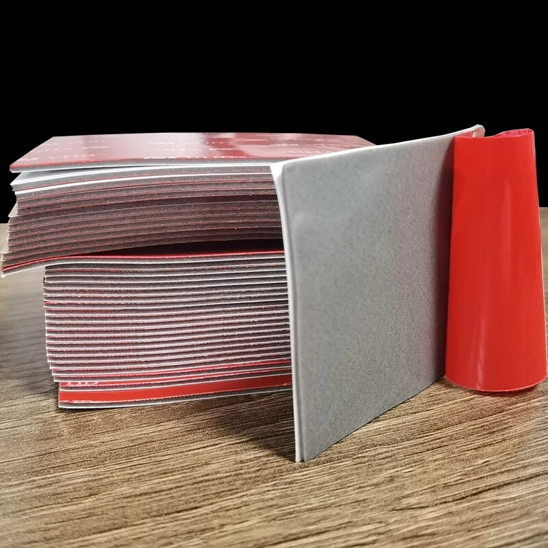 Дълга дунапренова двустранна здрава самозалепваща лента Специален стикер за автомобилен декор Вътрешен стикер за безследно фиксиране Стикер с две лица 5x5 8.4x5.3