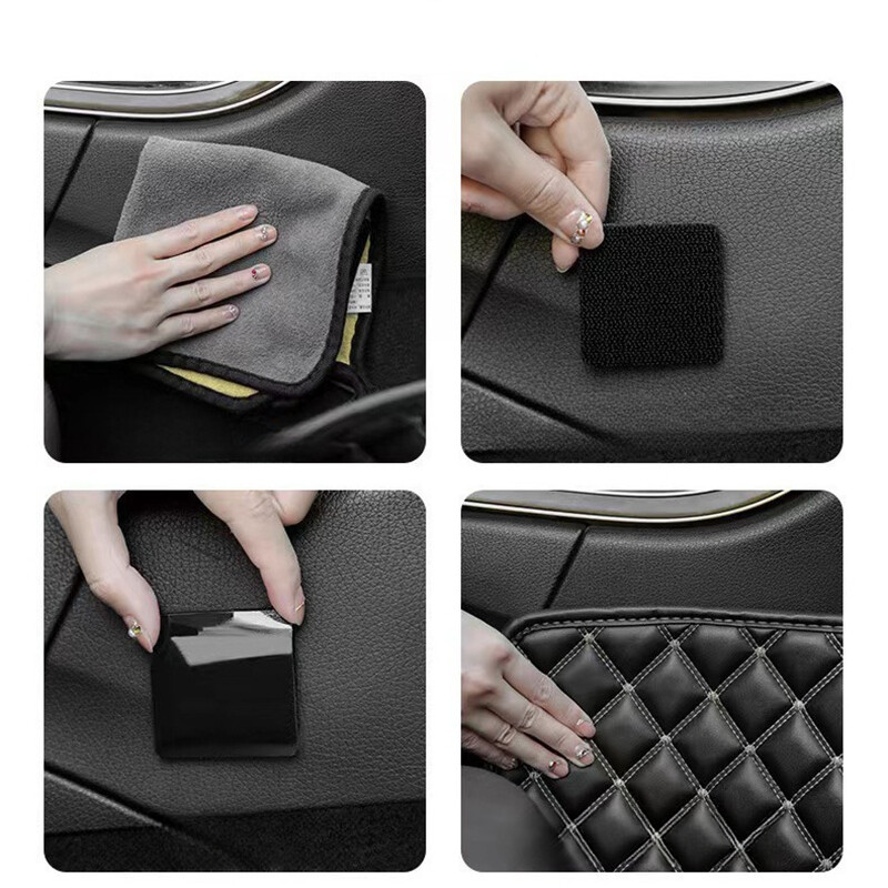 10/2 vienetų tvirtų lipnių fiksuotų automobilių grindų kilimėlių pleistrų su besiūlia dvipuse juosta, skirta buitiniam neslystančiam tvirtinimui